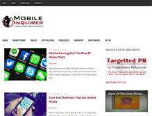 Tablet Screenshot of mobileinquirer.com